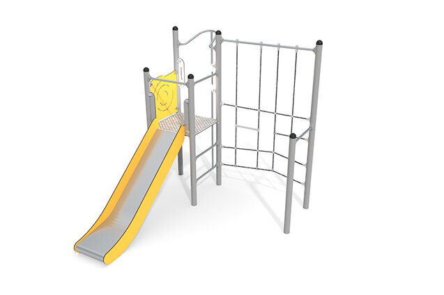 3D rendering af Wieża do zabawy - Active - pojedyncza wieża z drążkiem do przewrotów