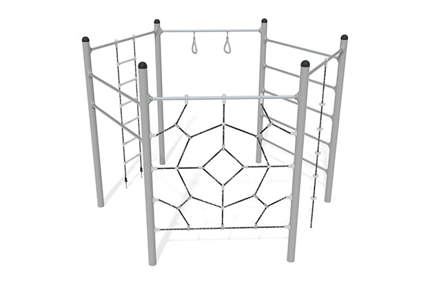 3D rendering af Konstrukcja wspinaczkowa - Active sześciokątna