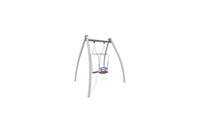 3D rendering af Huśtawka - Aktywna huśtawka rodzic/dziecko