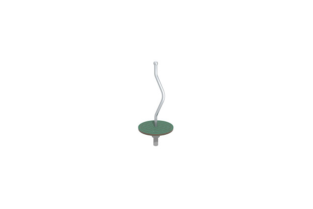 3D rendering af Karuzela - piruet zielona Ø 50 cm