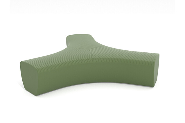 3D rendering af Meble ogrodowe - Moduł ławki Outi 3