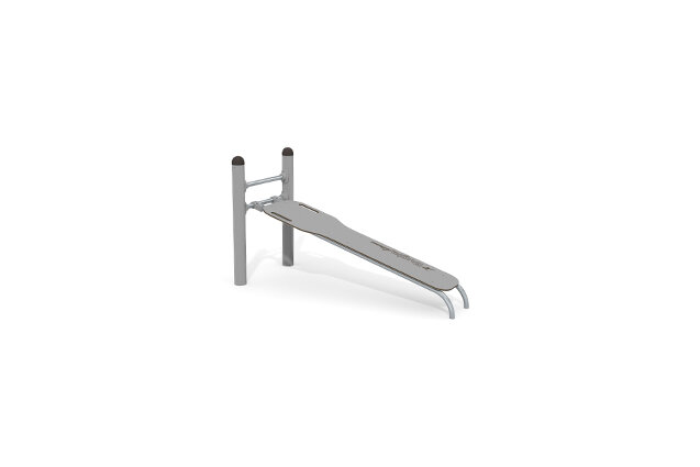 3D rendering af Fitness - Ławka do ćwiczeń ulicznych - skośna, szara