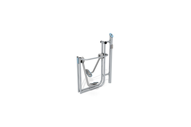 3D rendering af Fitness - Zewnętrzny orbitrek Inox, niebieski