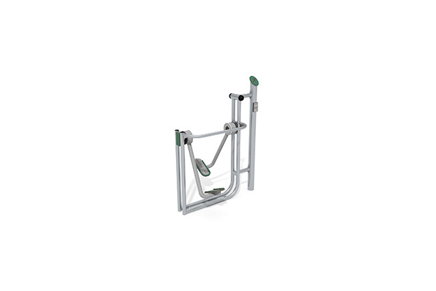 3D rendering af Fitness - Zewnętrzny orbitrek Inox, zielony