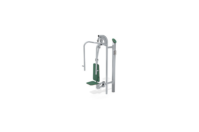 3D rendering af Fitness - Prasa do wyciskania na klatkę piersiową Outdoor Inox zielona