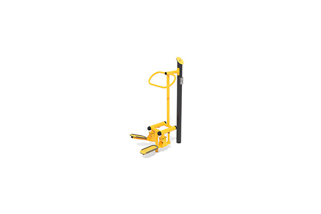 3D rendering af Fitness - Stepper zewnętrzny żółty