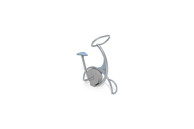 3D rendering af Fitness - Rower treningowy Outdoor Inox niebieski