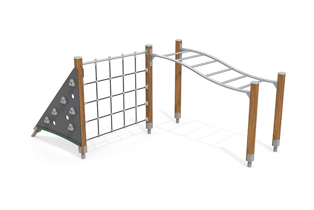 3D rendering af Konstrukcja wspinaczkowa - ECO tor wspinaczkowy S