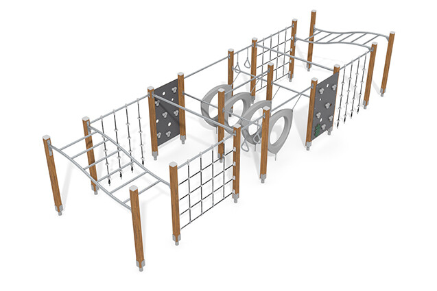 3D rendering af Konstrukcja wspinaczkowa - ECO tor wspinaczkowy L