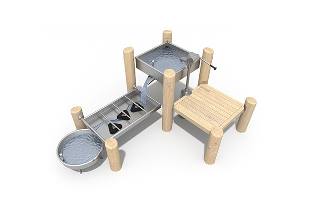 3D rendering af Zabawa w wodzie - system zabawy w wodzie robinia S
