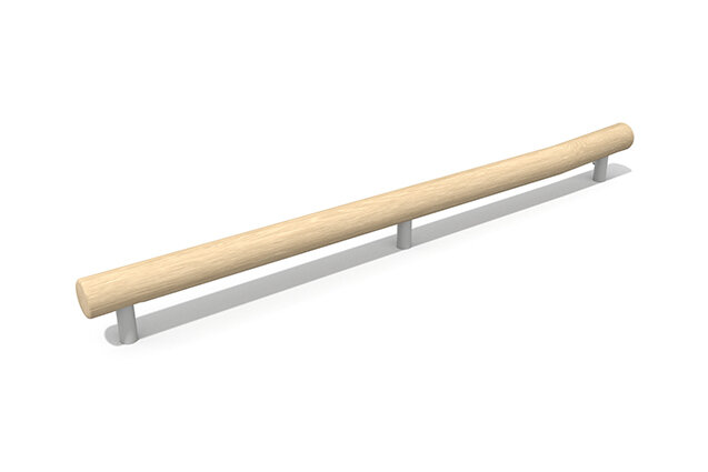 3D rendering af Tor przeszkó - równoważnia robinia - 4 m
