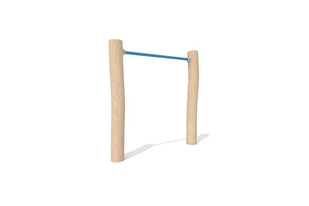 3D rendering af Tor przeszkód - Robinia Scandic z drążkiem do przewrotów