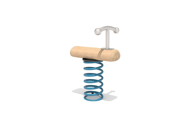 3D rendering af Seesaw - Robinia Scandic bujak w kształcie zwierzęcia dla jednego dziecka