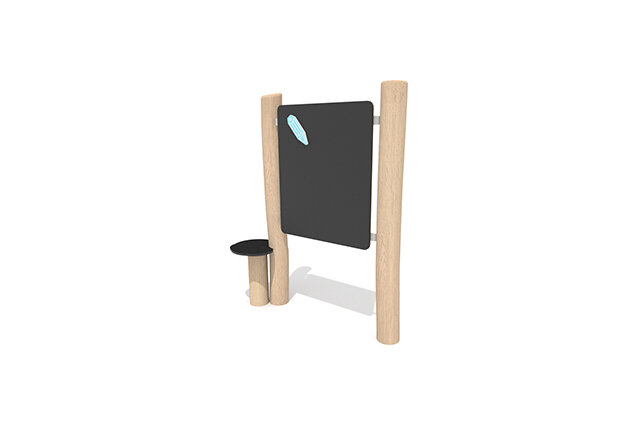 3D rendering af Stół Robinia Scandic z bocznym stolikiem
