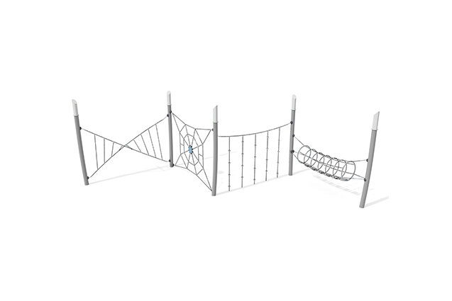 3D rendering af Tor przeszkód - mały tor wspinaczkowy