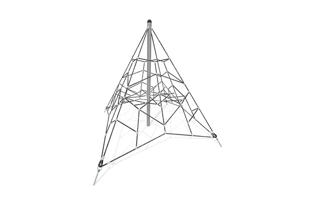 3D rendering af Siatka wspinaczkowa - Acrobat Pyramid 2 szary/czarny