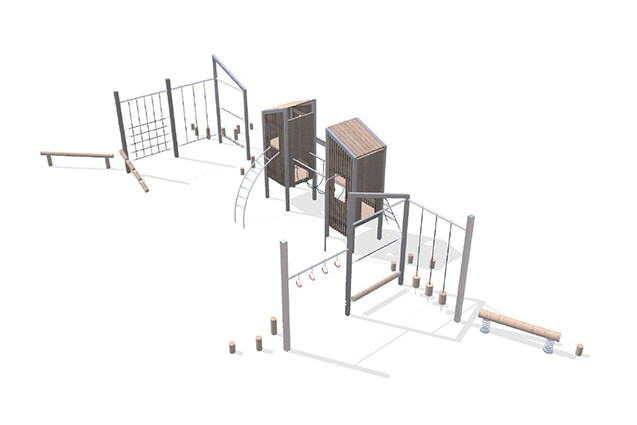 3D rendering af Wieża do zabawy - Arthur pakiet 3