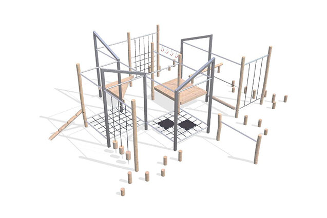3D rendering af Tor przeszkód - Arthur pakiet 6