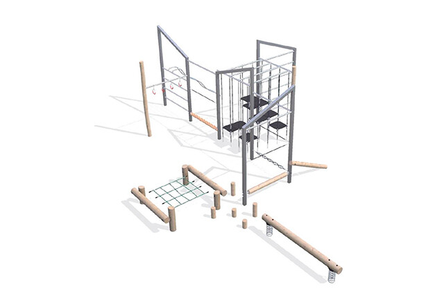 3D rendering af Tor przeszkód - Arthur pakiet 8