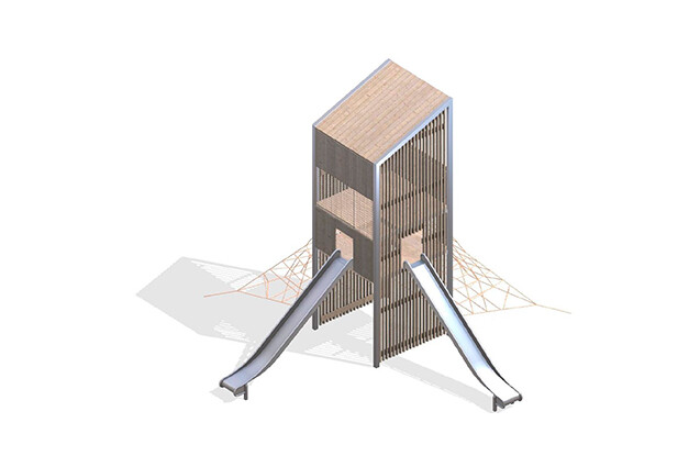 3D rendering af Wieża do zabawy - Arthur pakiet 13