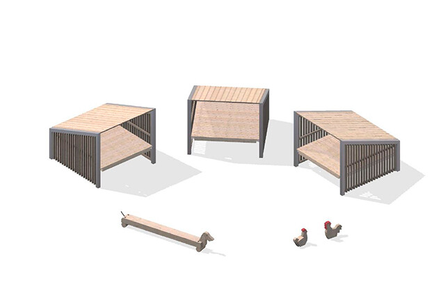 3D rendering af Domek do zabawy - Arthur pakiet 14