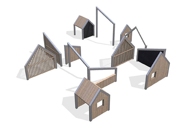 3D rendering af Domek do zabawy - Arthur pakiet 22