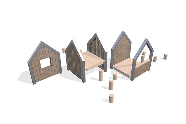 3D rendering af Domek do zabawy - Arthur pakiet 26