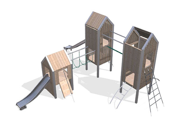 3D rendering af Wieża do zabawy - Arthur pakiet 38