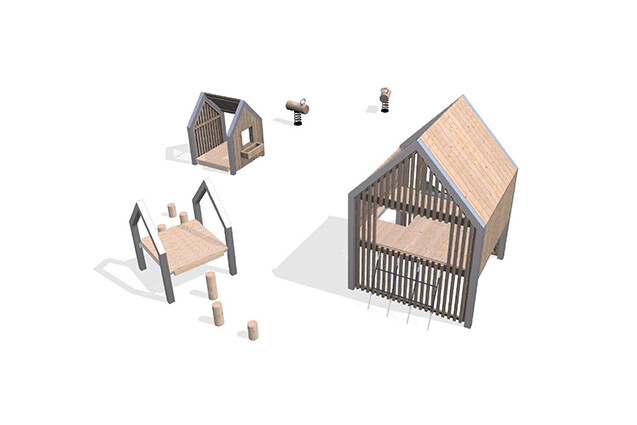 3D rendering af Wieża do zabawy - Arthur pakiet 42