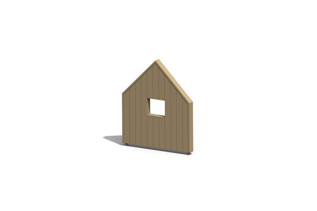 3D rendering af Dom zabaw - fasada mała Olivia 2