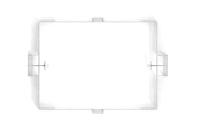 Boisko wielofunkcyjne - Sport Arena 5, 20,76 x 14,20 m, kolor zielony