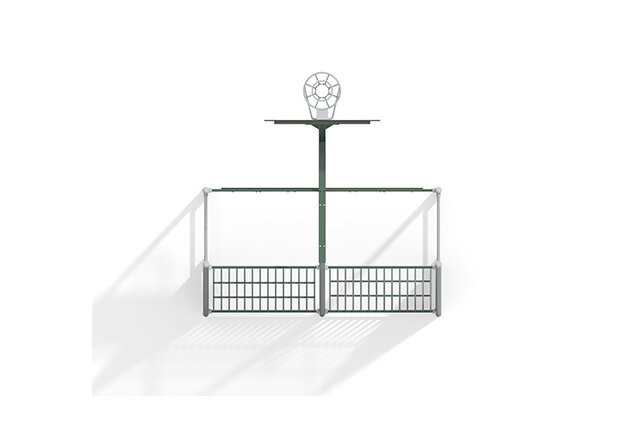 Bramka Multi - Sport Arena bramka do piłki nożnej i koszykówki - zielona