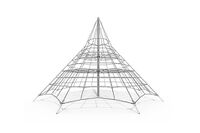 Siatka wspinaczkowa - Acrobat Pyramid 4 szary/czarny